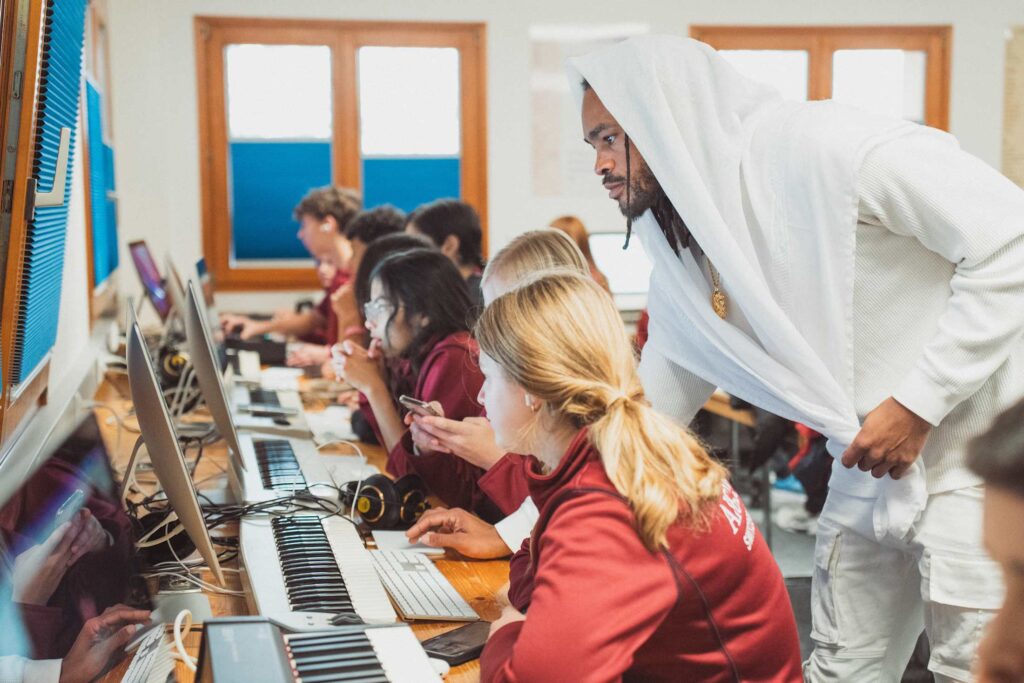 Grammy-Nominated Producer Maejor Returns to Aiglon College for Frequency School Workshops on Music and Healing